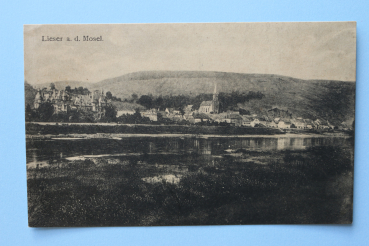 Ansichtskarte AK Lieser an der Mosel 1918 Häuser Architektur Ortsansicht Rheinland Pfalz